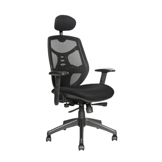Silla de oficina Identity con cabecero base nylon