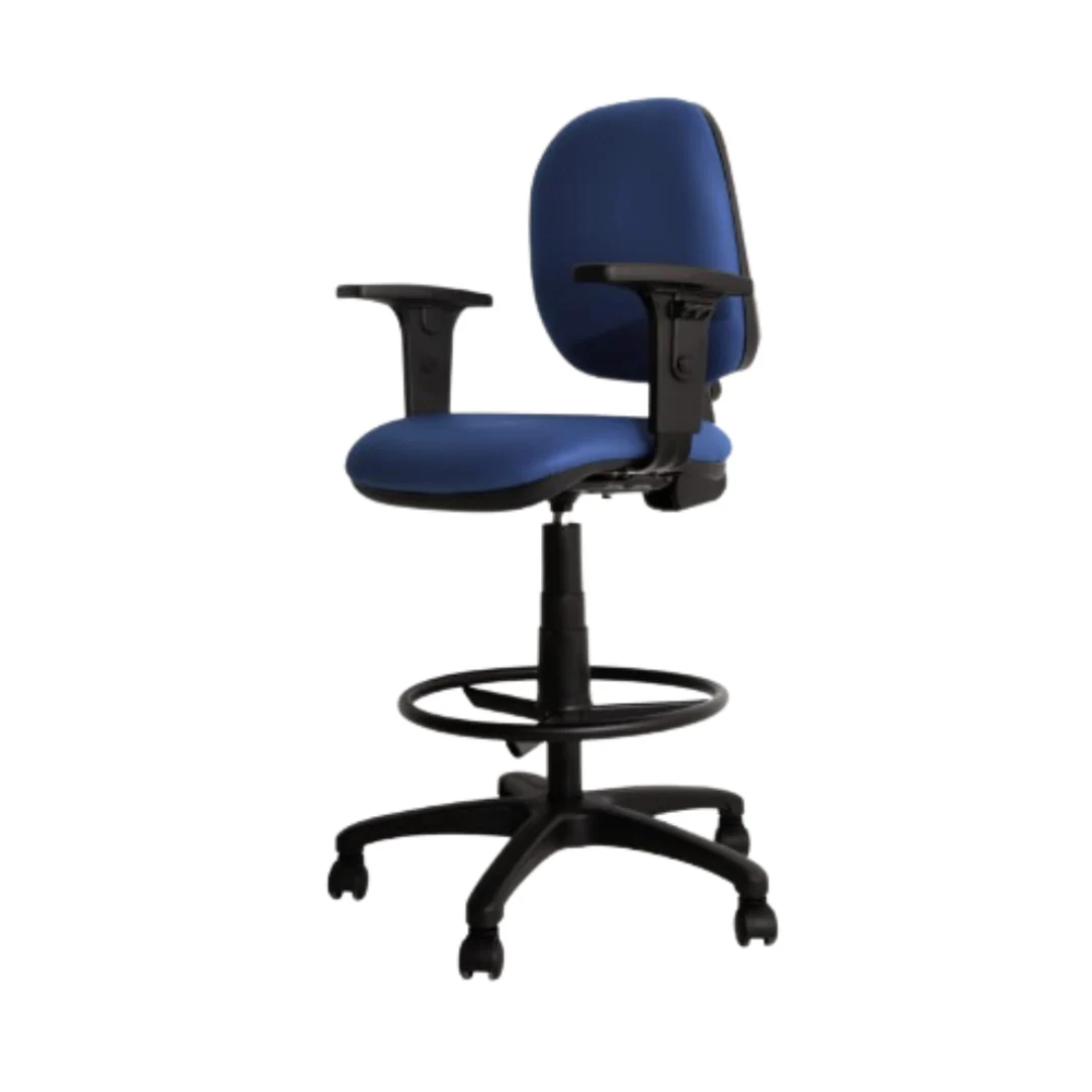 Silla cajero Roby brazos regulables tapiz lana