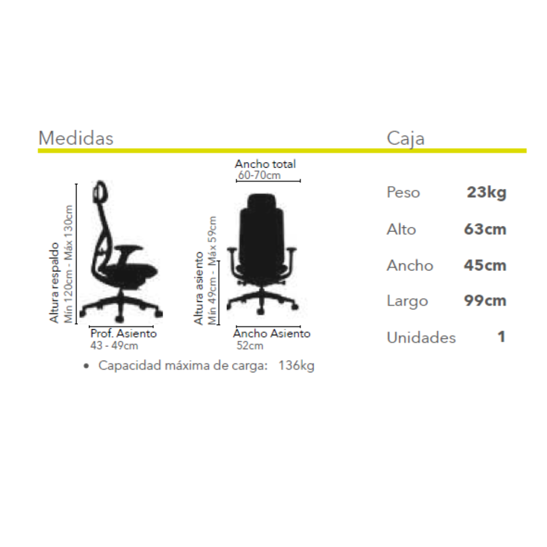 Silla de oficina Aura