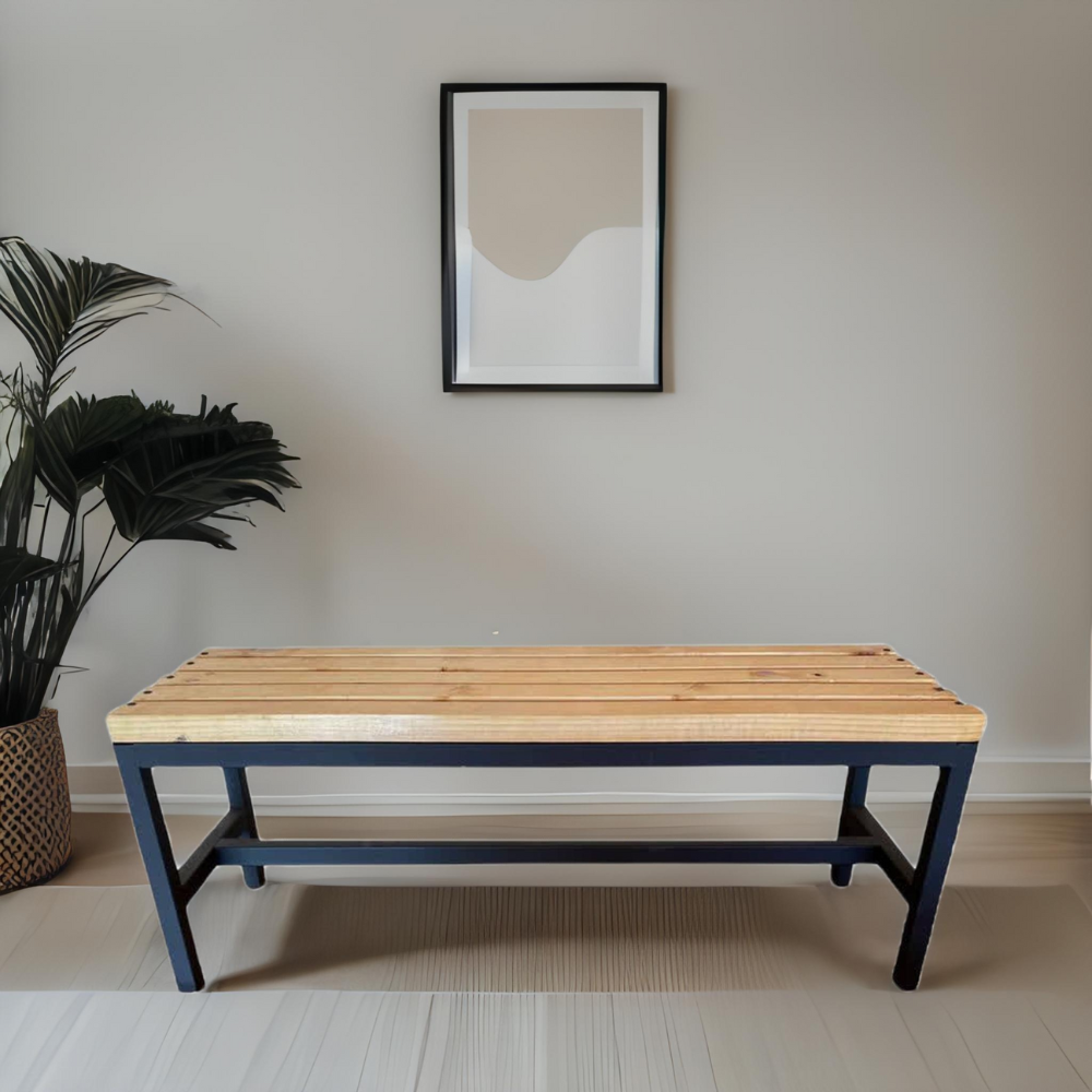 Banca de madera para exteriores