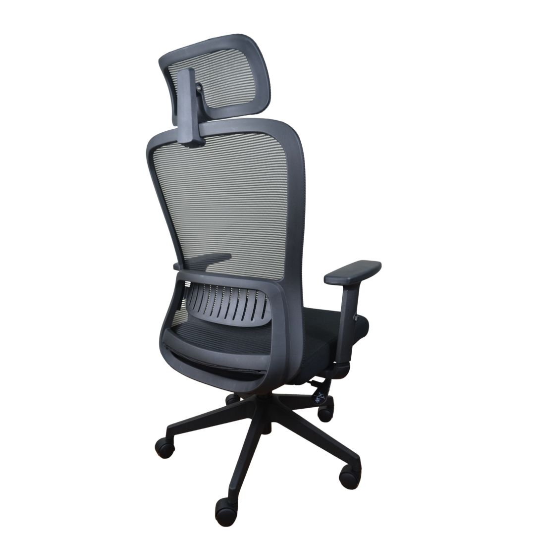 Silla de oficina Eko Ergo con cabecero base nylon