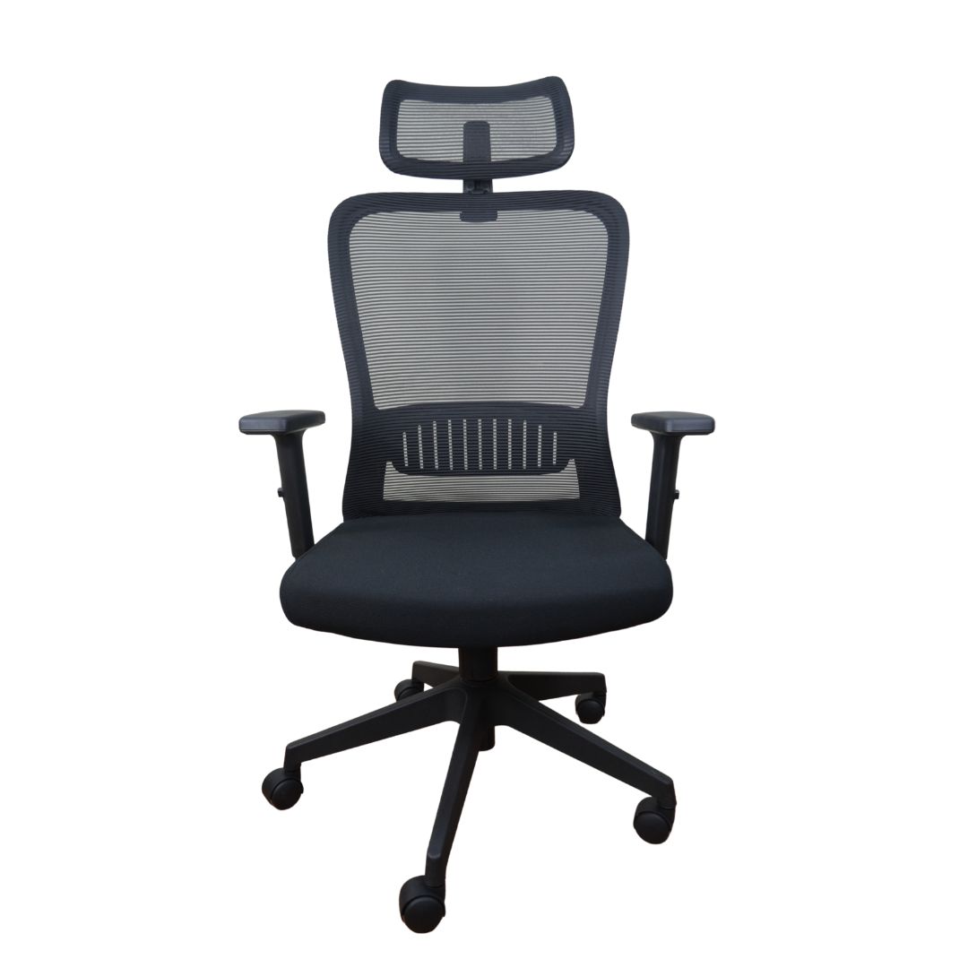 Silla de oficina Eko Ergo con cabecero base nylon