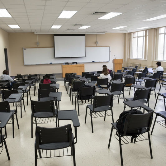 Silla Spring universitaria en polipropileno