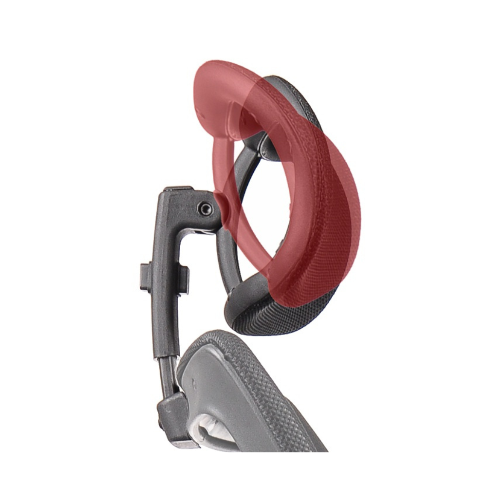 Silla de oficina Look con cabecero