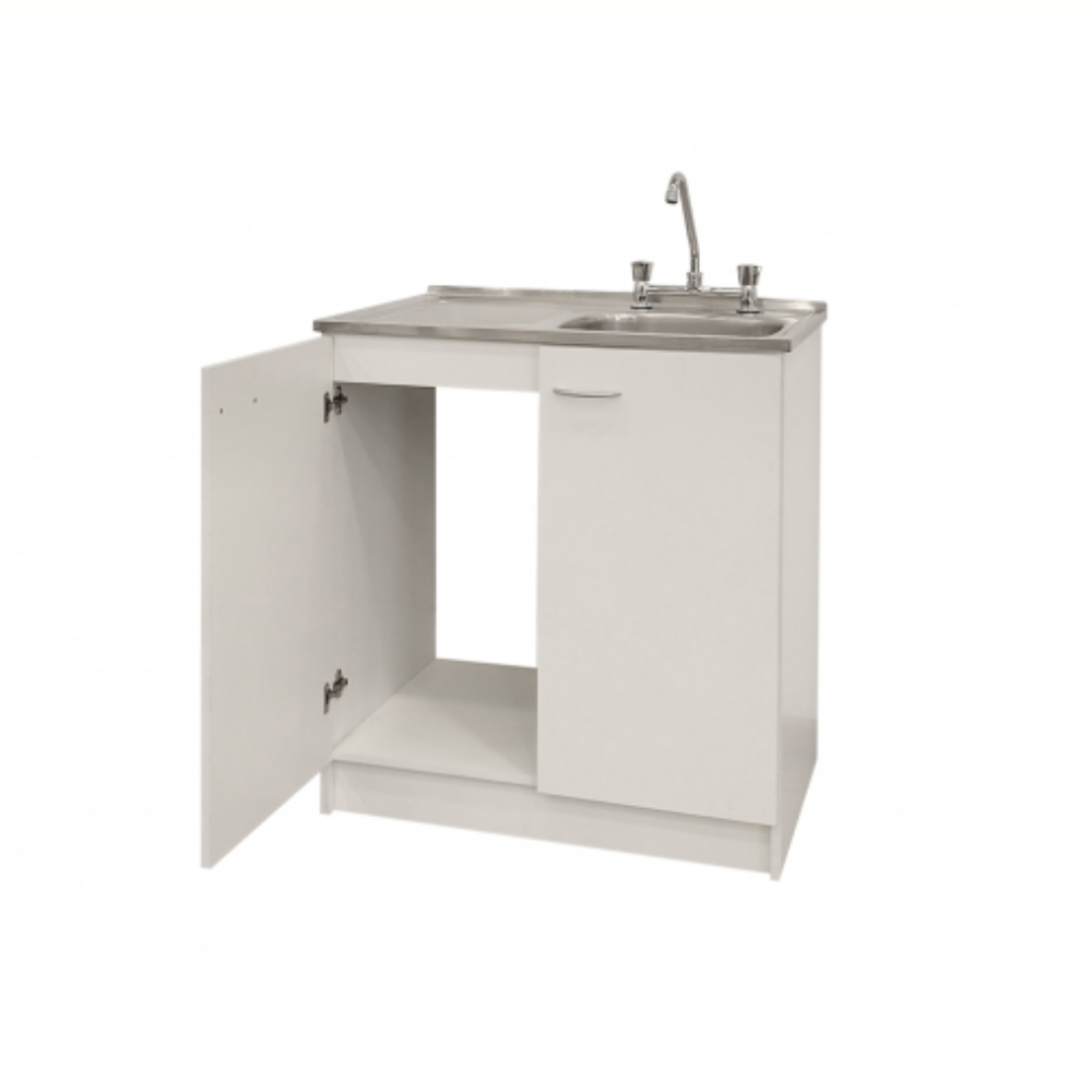 Mueble lavaplatos de 80 cms color blanco
