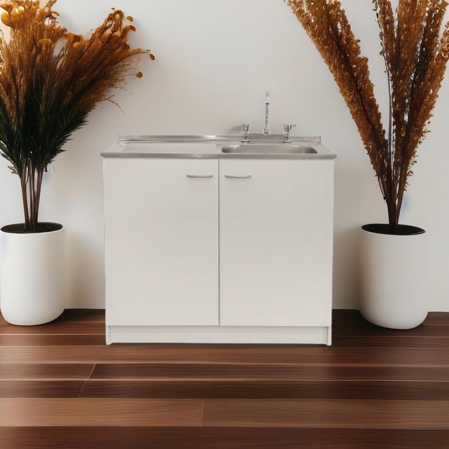 Mueble lavaplatos de 100 cms blanco