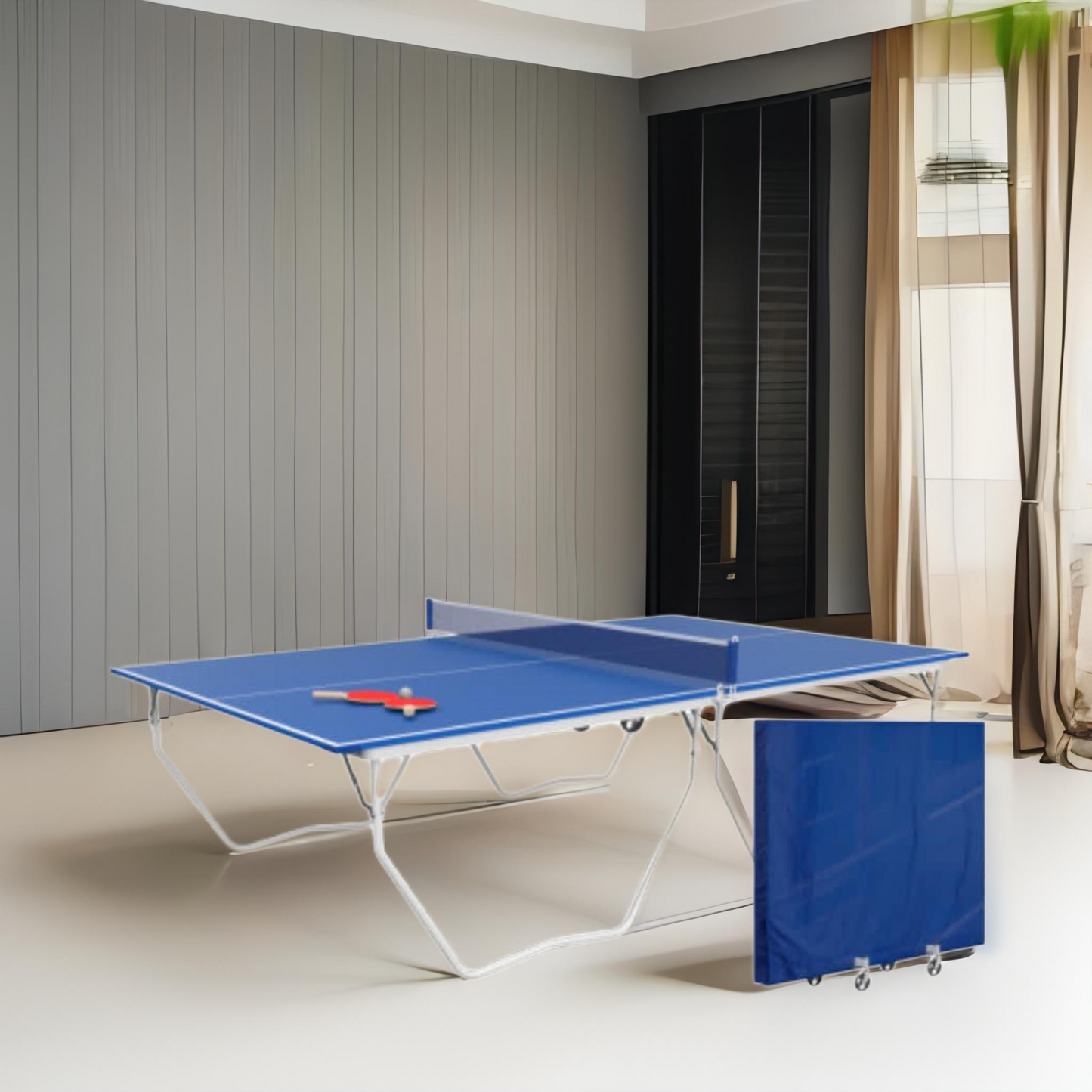 Mesa Ping pong Profesional c/Paletas y Funda