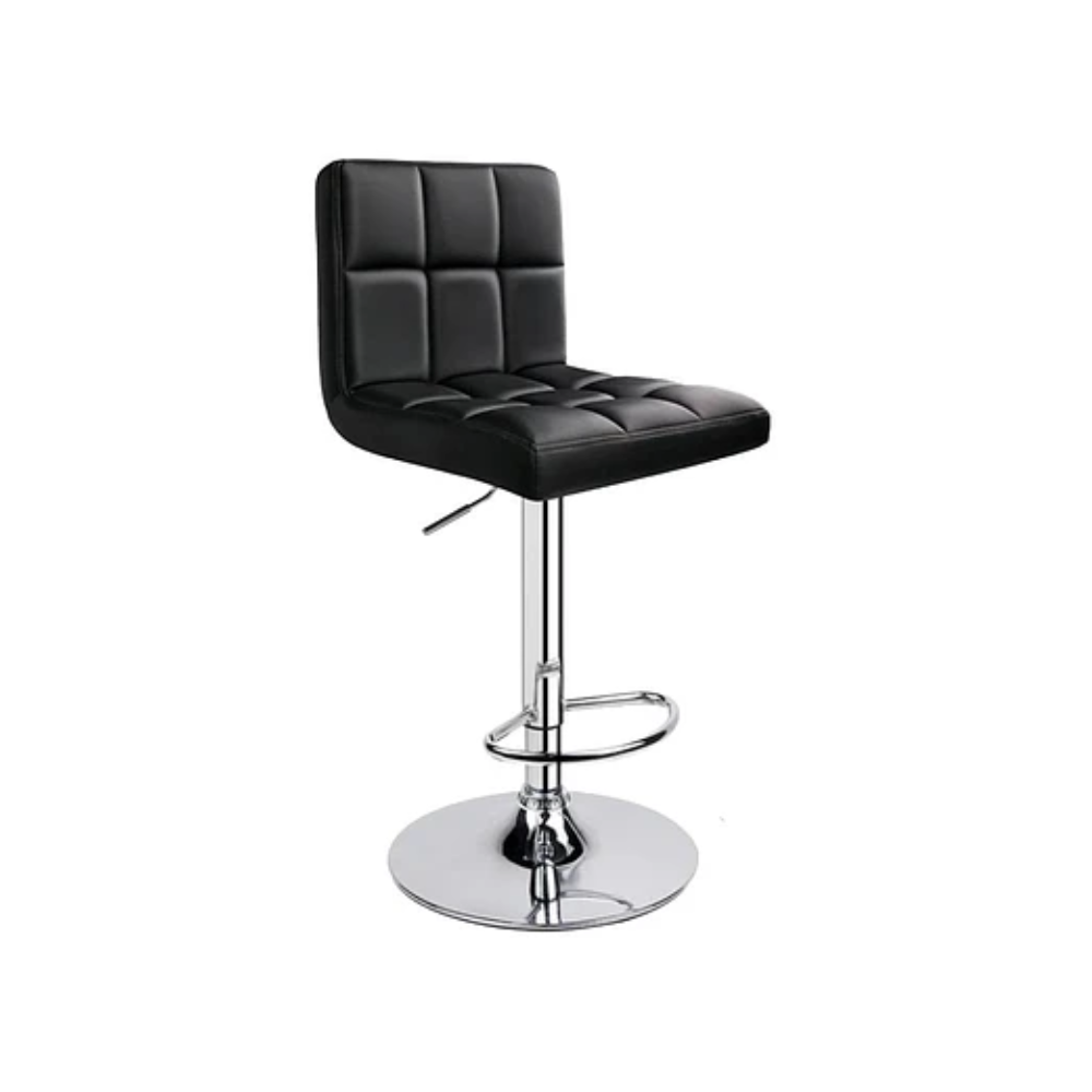 Taburete ajustable con respaldo