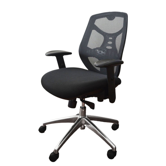 Silla de oficina Equality sin cabecero base aluminio