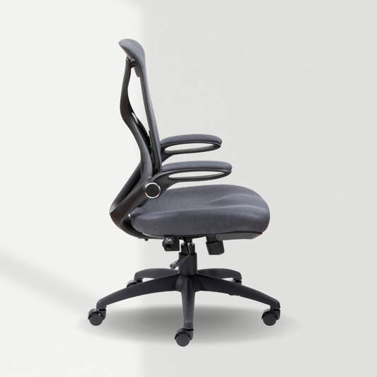 Silla de oficina Tebas brazos tapizados