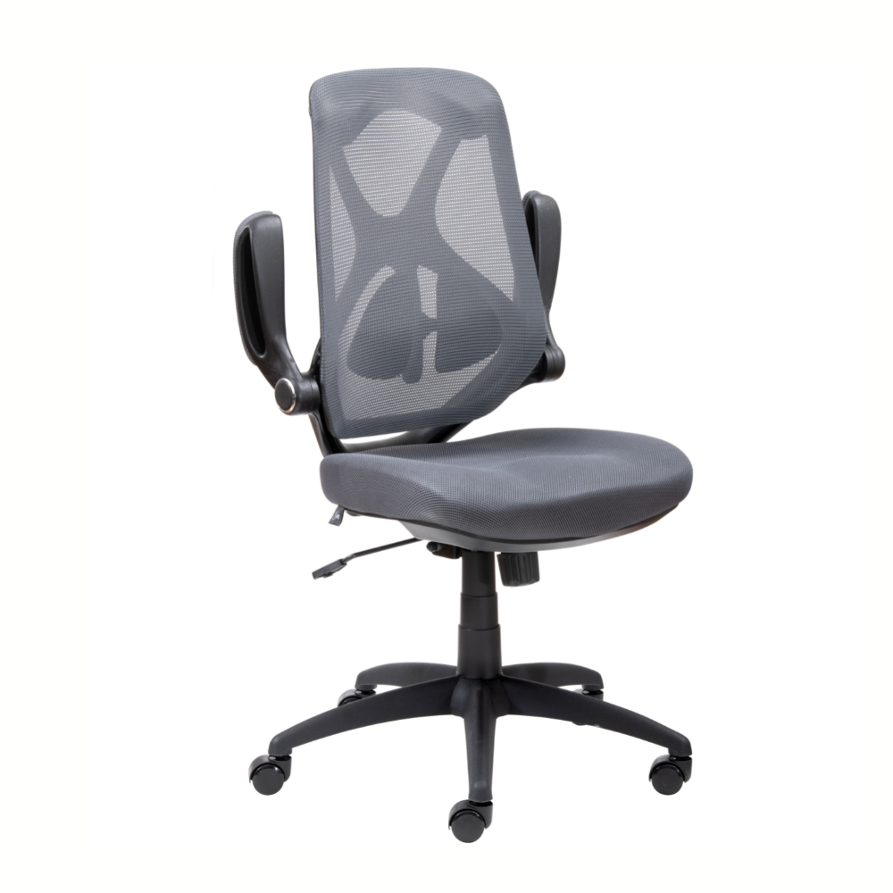 Silla de oficina Tebas brazos tapizados