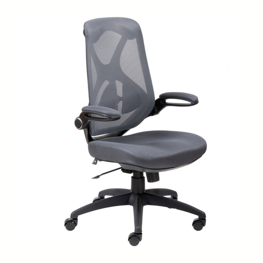 Silla de oficina Tebas brazos tapizados