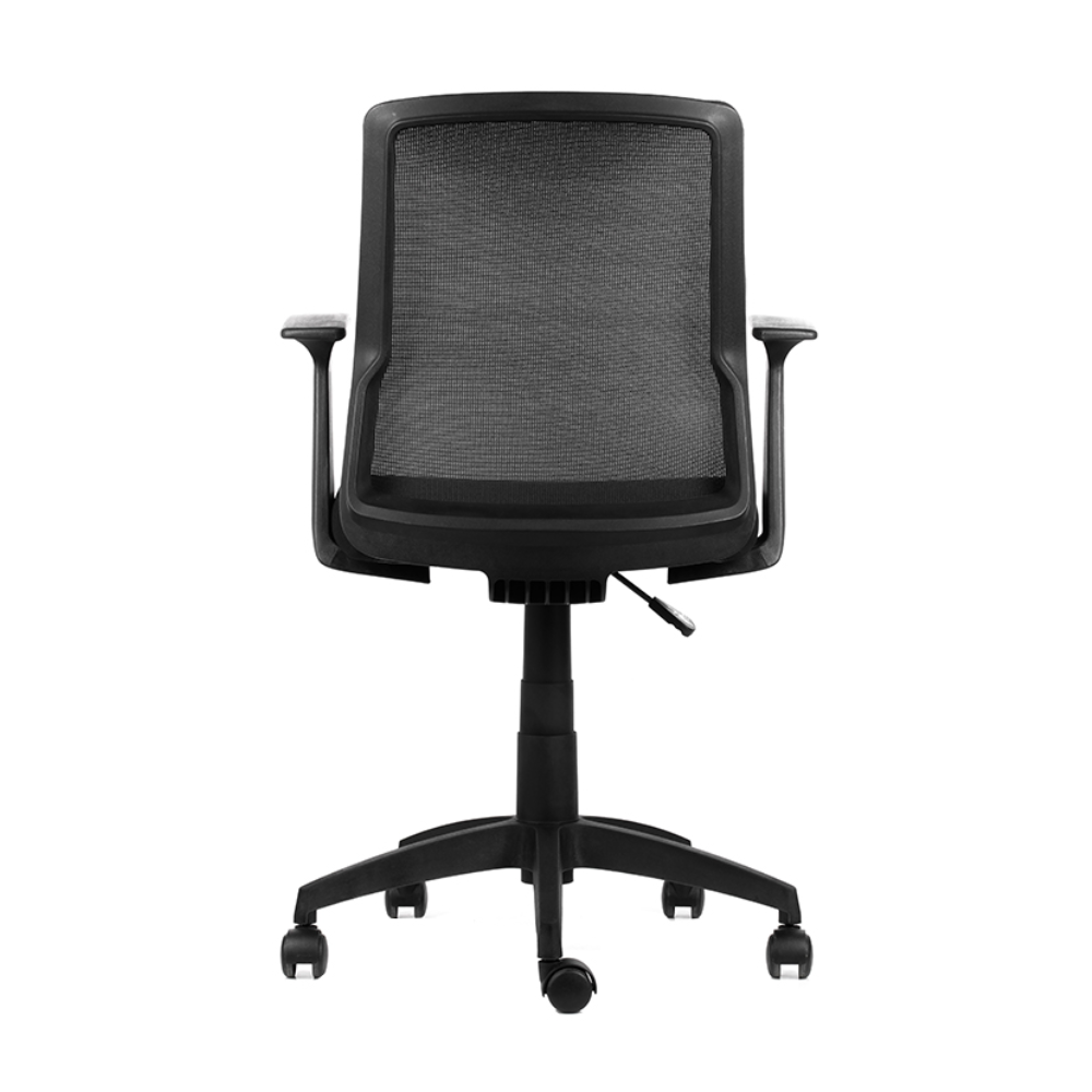 Silla de escritorio Cuba respaldo fijo brazos regulables