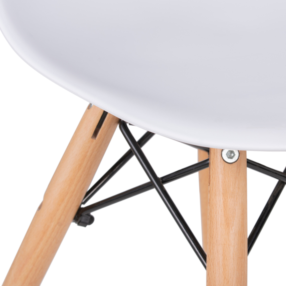 Silla para niños color blanco
