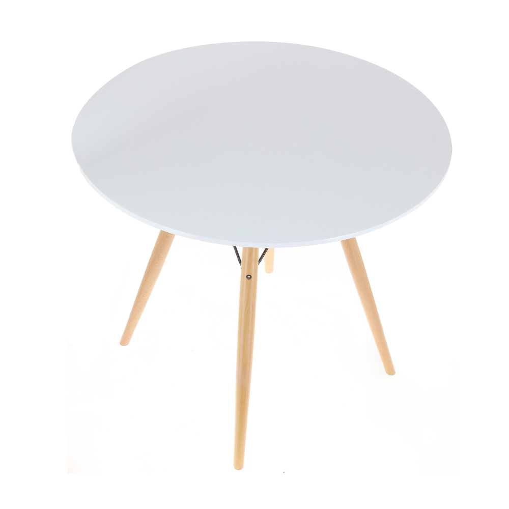Pack de 1 mesa infantil color blanco + 2 sillas blancas