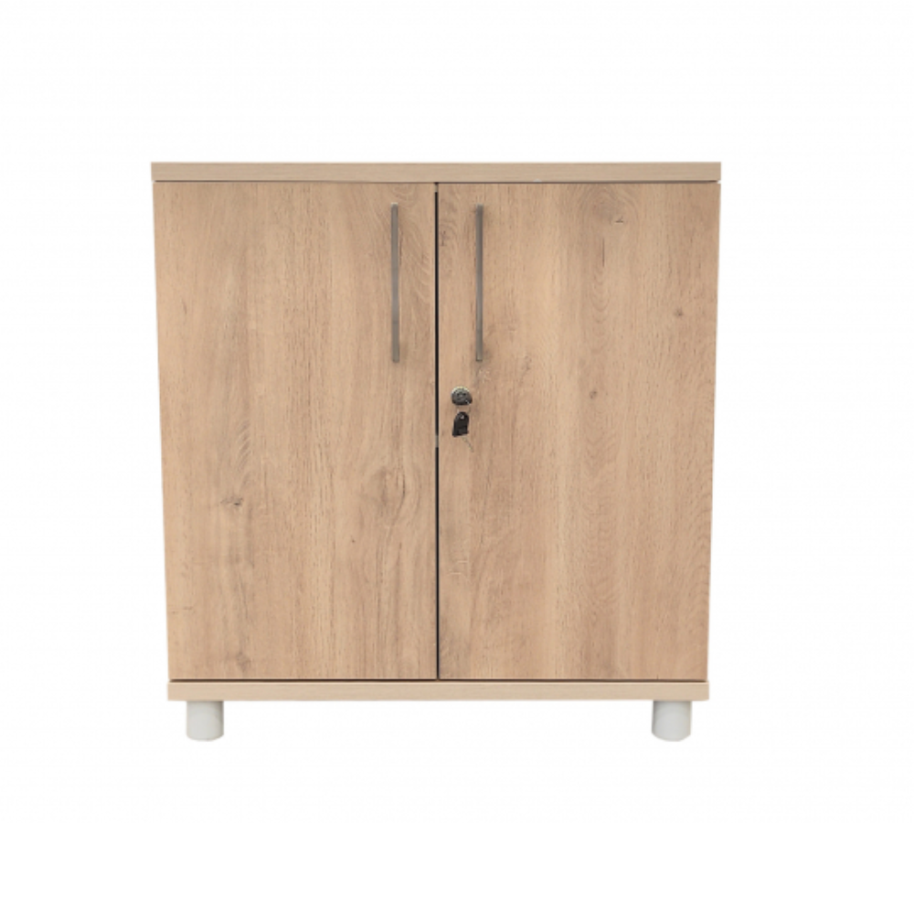 Gabinete dos puertas 70x40x74 color jerez