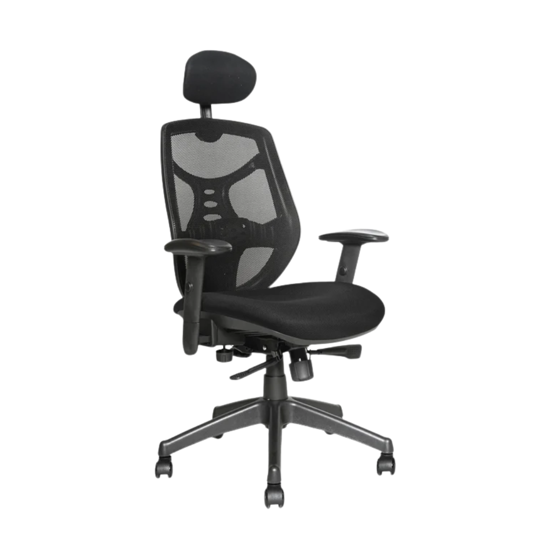Silla de oficina Identity con cabecero base nylon