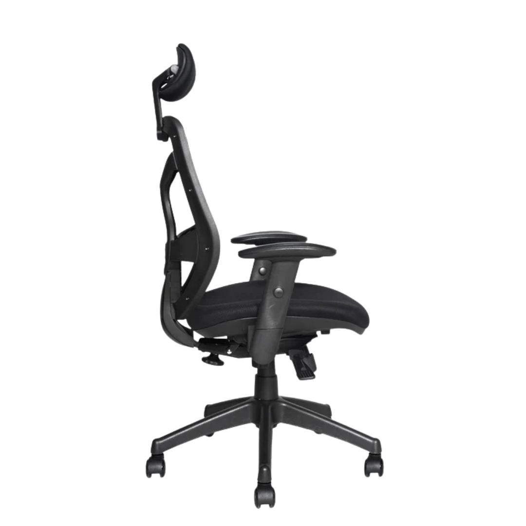Silla de oficina Identity con cabecero base nylon