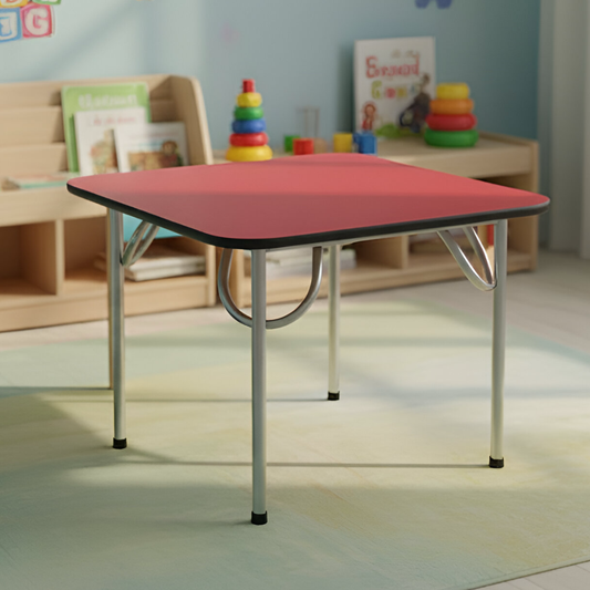 Mesa Kinder o párvulo en variedad de colores – 70 x 70cm
