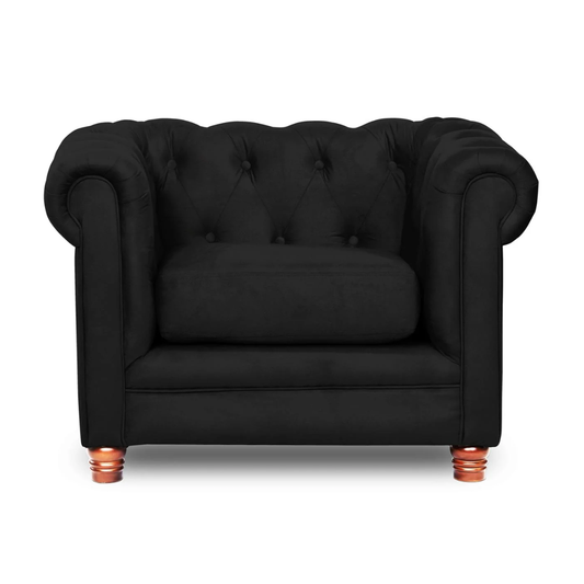 Sofá Capitones Cagliari Florencia - 1 Cuerpo tela velvet variedad de colores