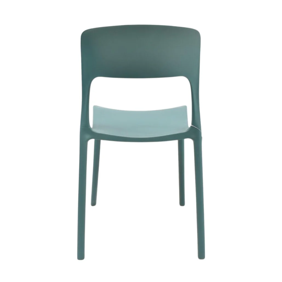 Silla de plástica apilable Nuremberg azul