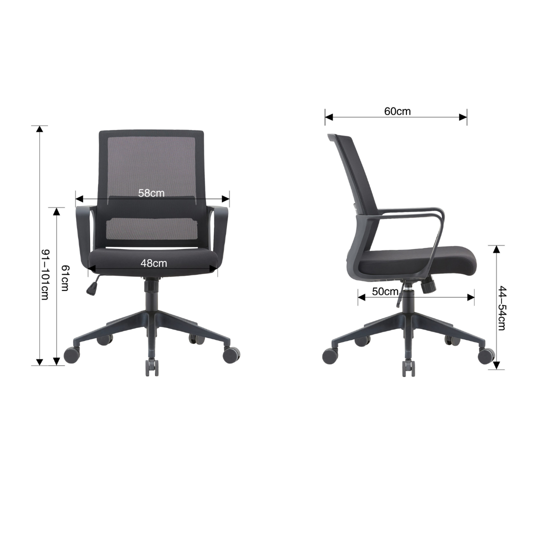 Silla de oficina Dynamic New 2.0 brazos fijos