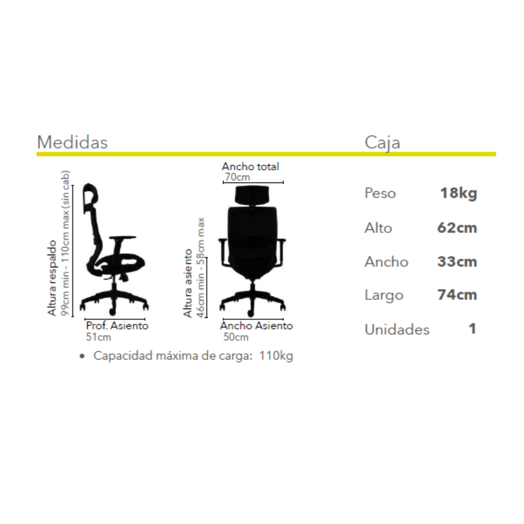 Silla de oficina Apolo