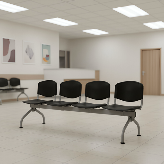 Banqueta de espera Iso en polipropileno