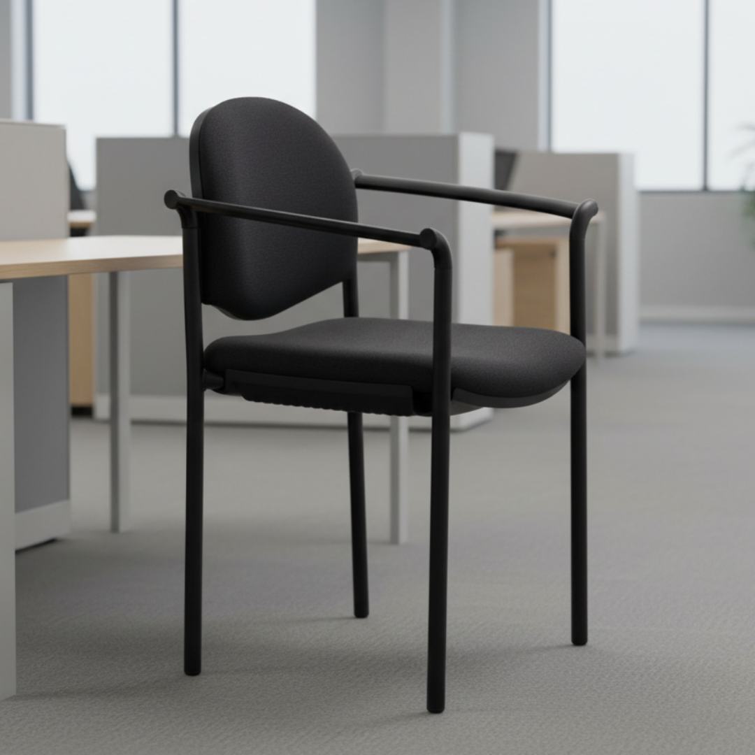 Silla visita 850 con brazos rectos