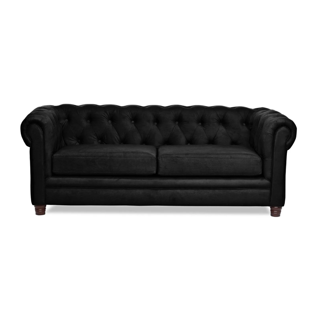 Sofá Capitones Cagliari Florencia - 3 Cuerpos Tela Velvet variedad de colores