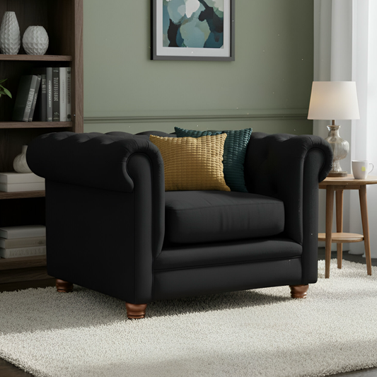 Sofá Capitones Cagliari Florencia - 1 Cuerpo tela velvet variedad de colores