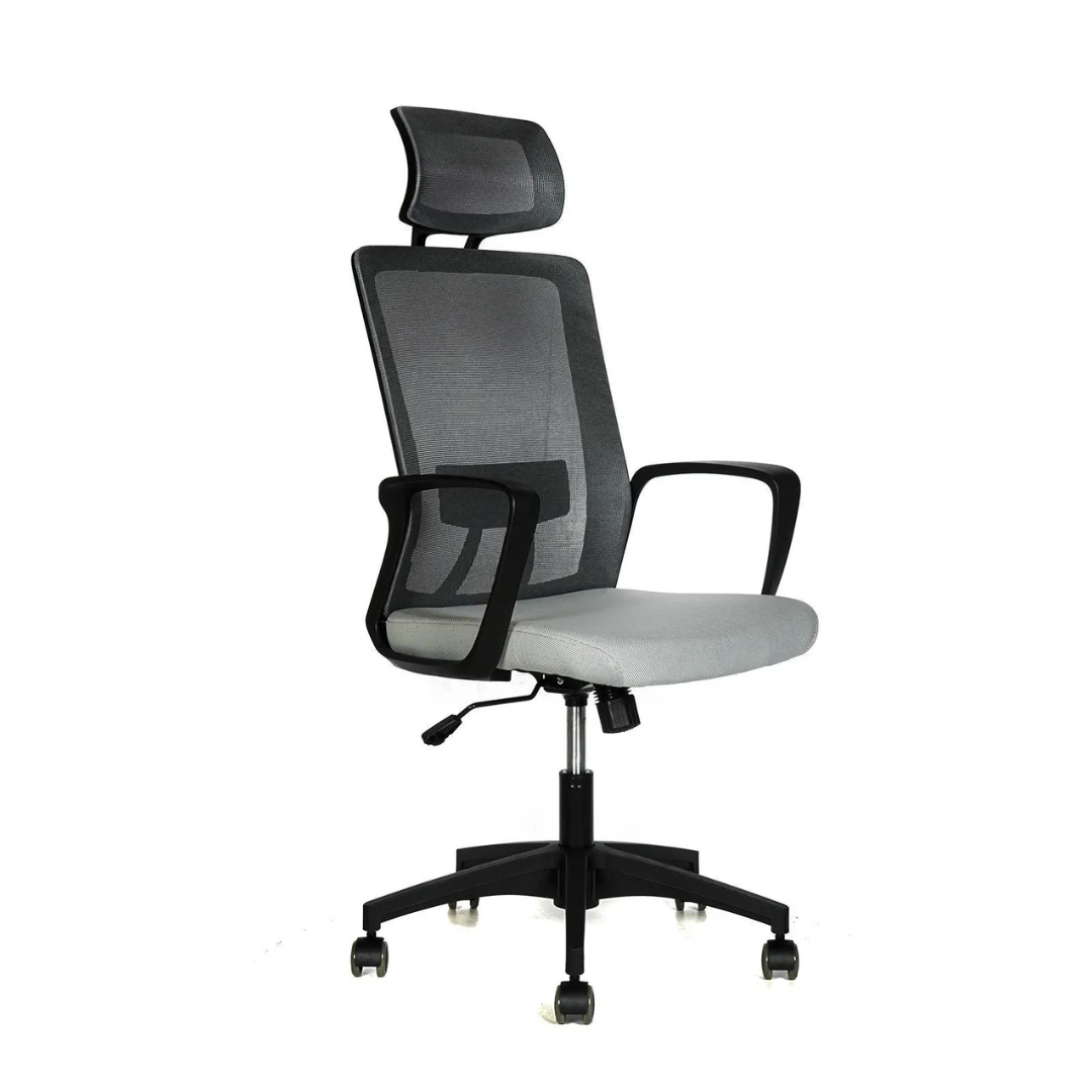 Silla de oficina Happy con cabecero