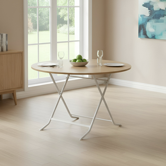 Mesa redonda plegable