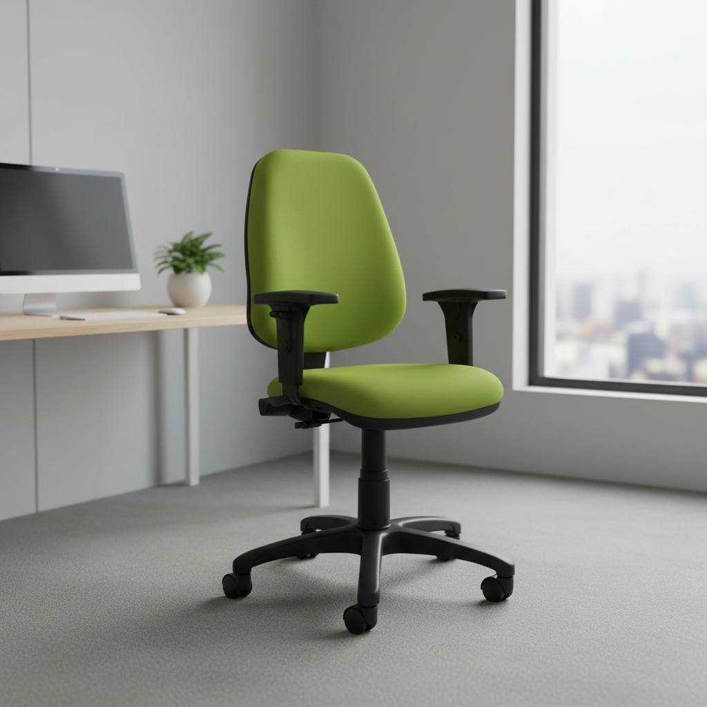 Silla de oficina Roby alta brazos regulables