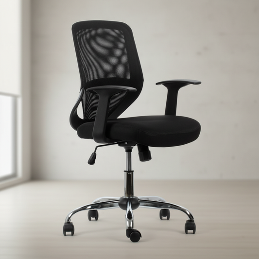 Silla de oficina Bend brazos fijos