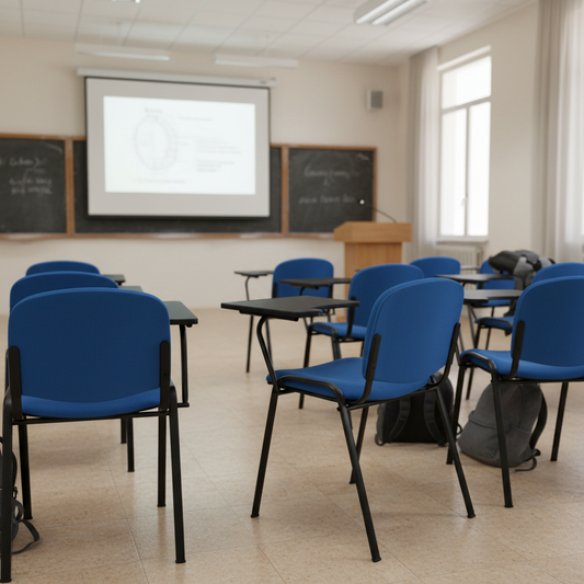 Silla iso universitaria tapizada