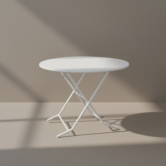 Mesa redonda plegable