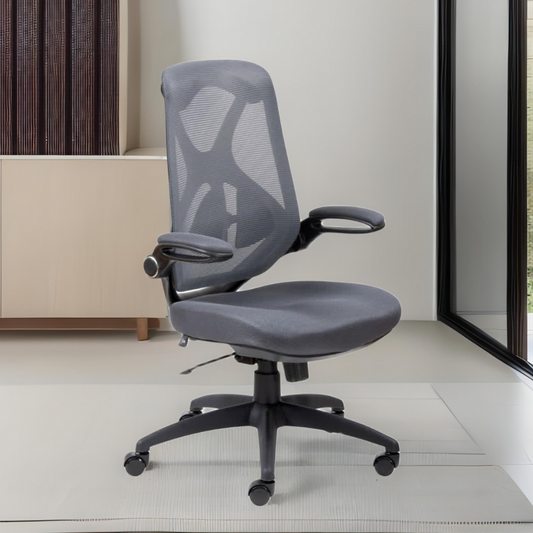 Silla de oficina Tebas brazos tapizados