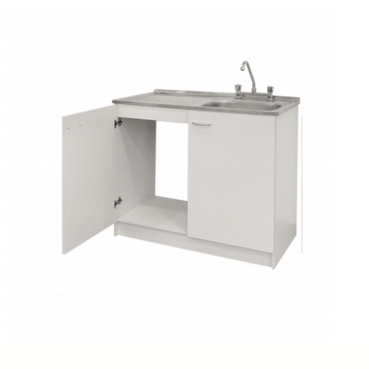 Mueble lavaplatos de 100 cms blanco