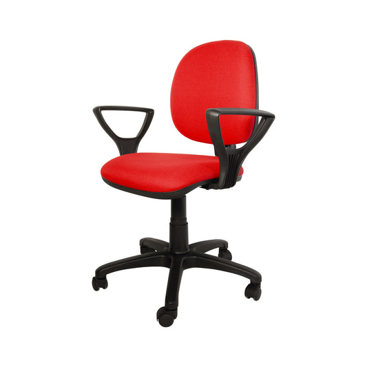Silla de oficina roby media brazos fijos