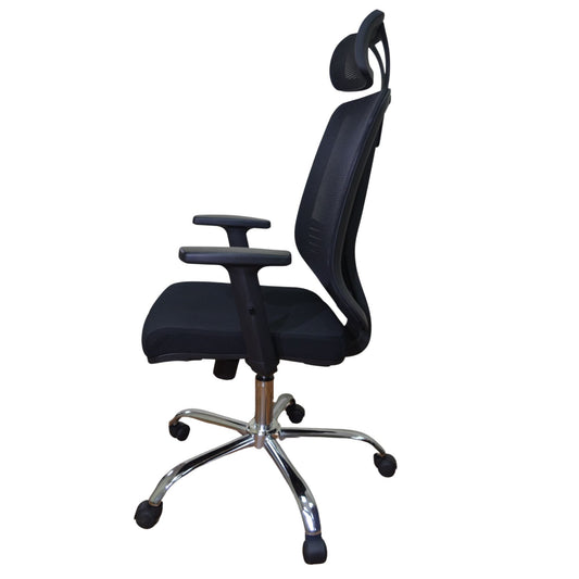 Silla de oficina Traffic con cabecero y brazos regulables